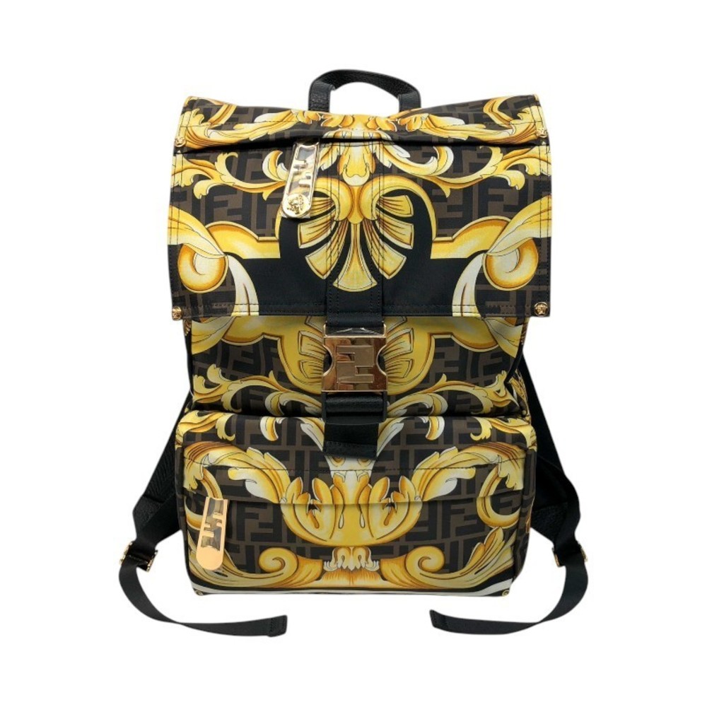 Fendi Medium Backpack Nylon Gold - image 1